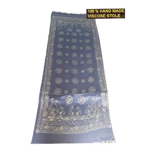 100 प्रतिशत हस्तनिर्मित विस्कोस स्टोल