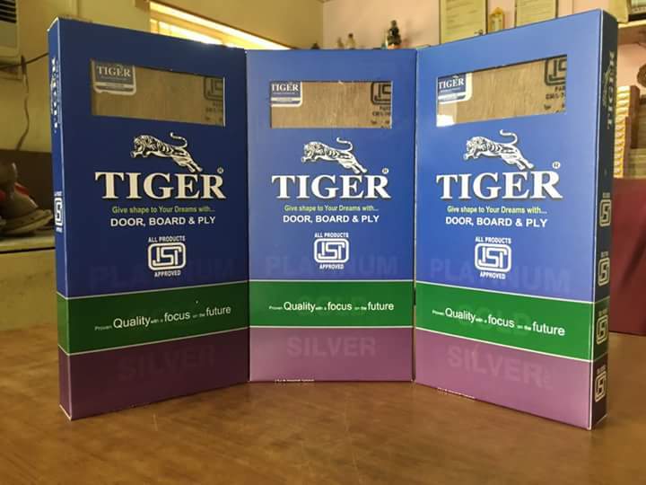 Tiger Silver Alternet Plywood / Red And White Plywood - Core Material: Combine