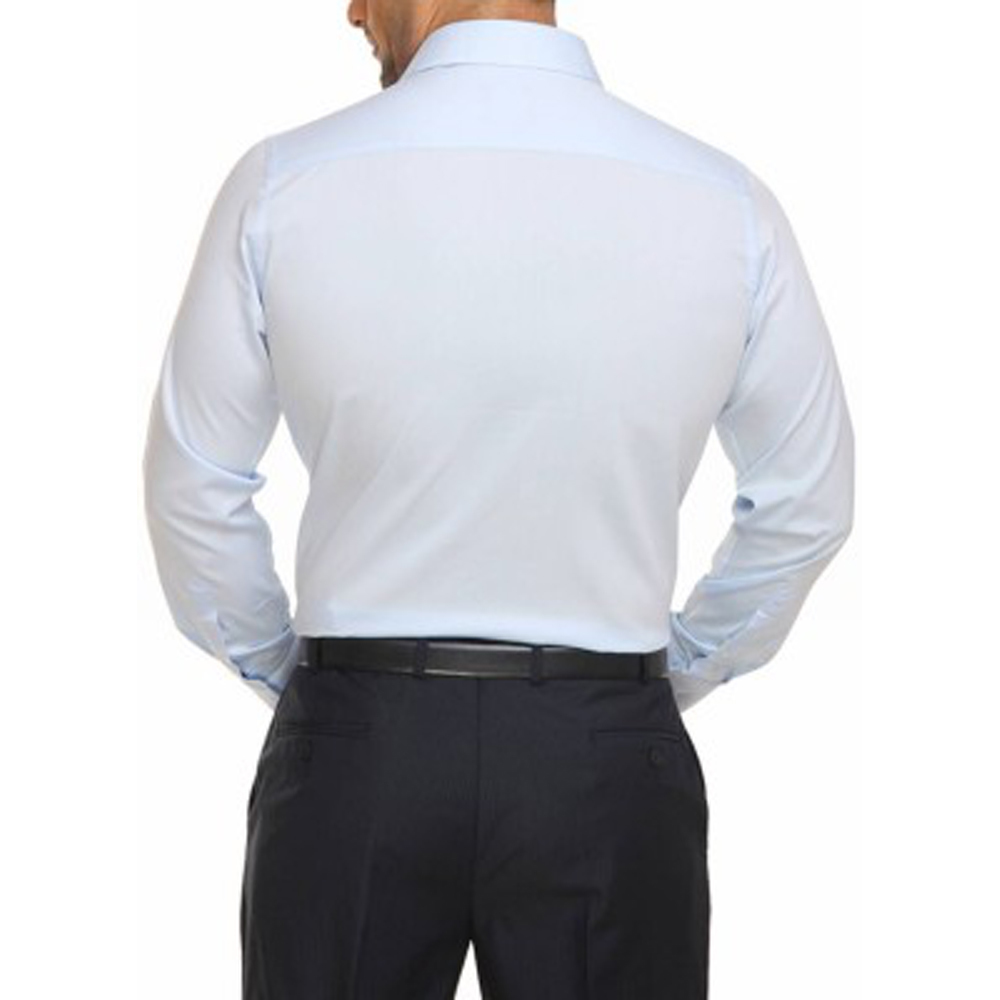 Men's Solid Formal White Shirt