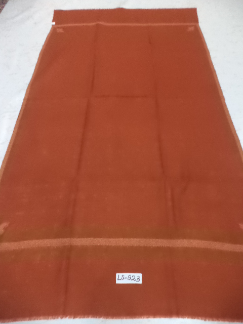 Orange Pure Pashmina Needle Work Hashi Dar Shawl