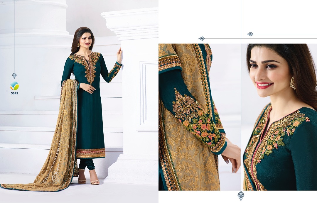 Georgette Work Suits By Vinay Queen