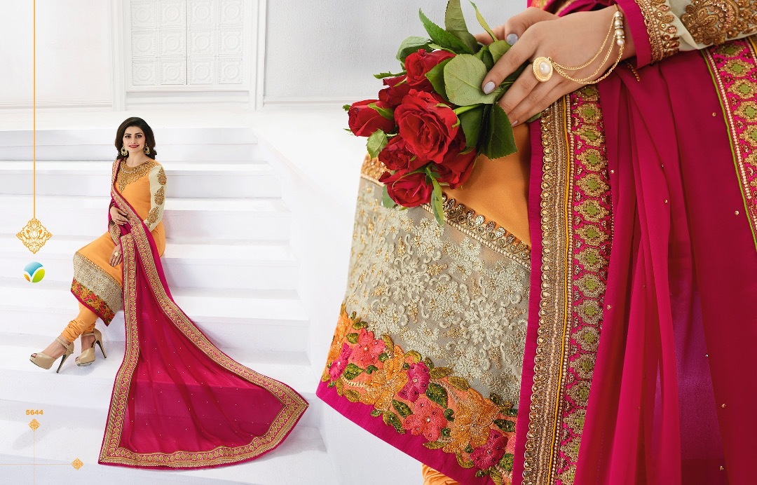 Georgette Work Suits By Vinay Queen