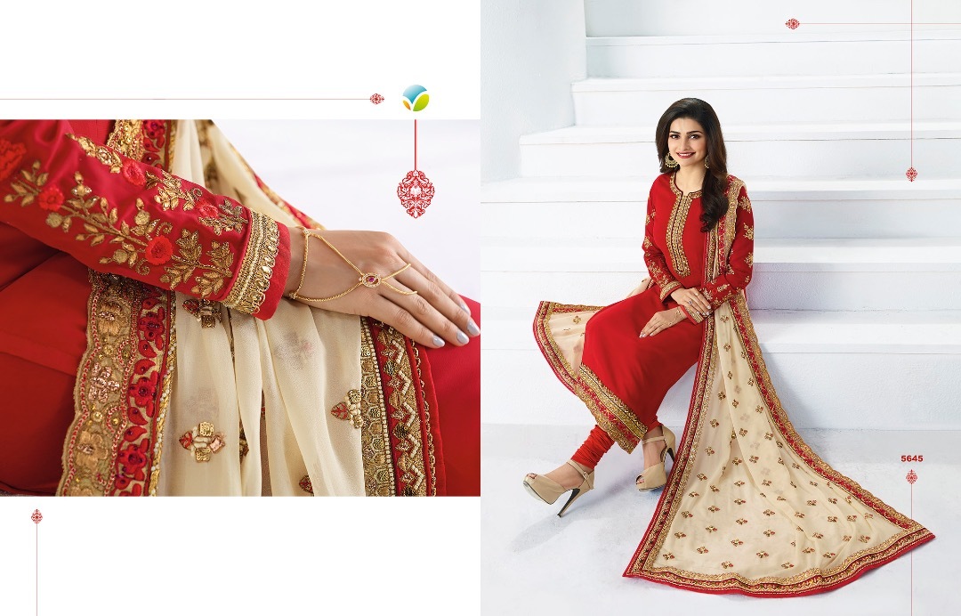 Georgette Work Suits By Vinay Queen