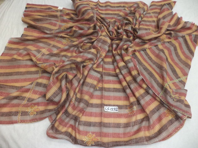 Mixcolor Pashmina Embroidered Shawl