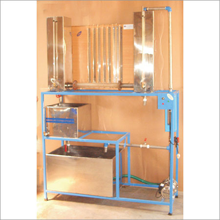 Bernoulli's Theorem Apparatus - Stainless Steel Construction | Rectangular Flow Section, Multiple Manometric Tube Sockets, Included Pump and Tank