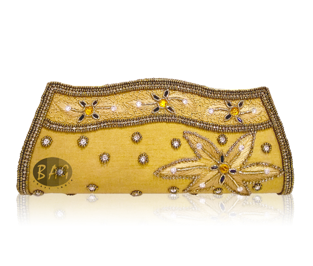 Wedding Clutches - Silk Material, Assorted Colors | Customized Designs, Logos, And Sizes Available