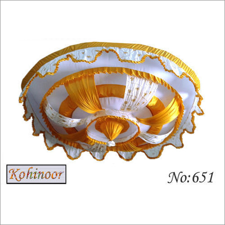 पीले रंग का छत का शमीयाना