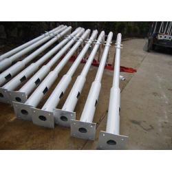 Tubular Street Light Pole - Color: Silver