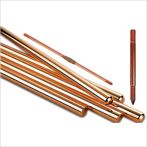 Maintenance Free Earthing Electrode - Copper Plated Rod | Various Dimensions, Suitable for Earthing Systems, Driven into the Ground