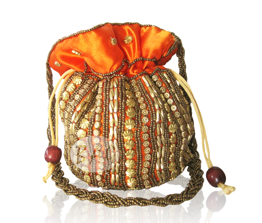Designer Potli Bag Size: 8x7x4