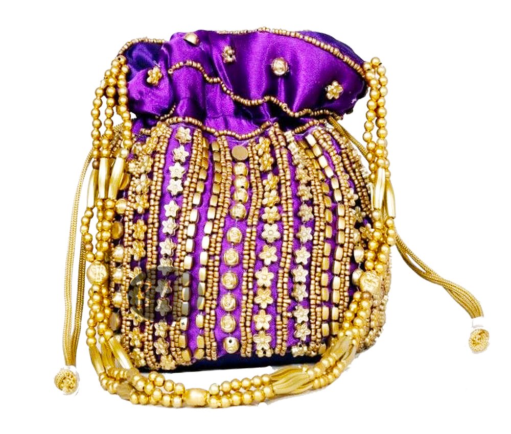 Designer Potli Bag Size: 8x7x4