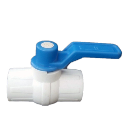 UPVC Ball Valve - High Pressure, 1/2 - 2 Inch | White and Blue, Working Temperature 10-45 Degree C, Box Packaging