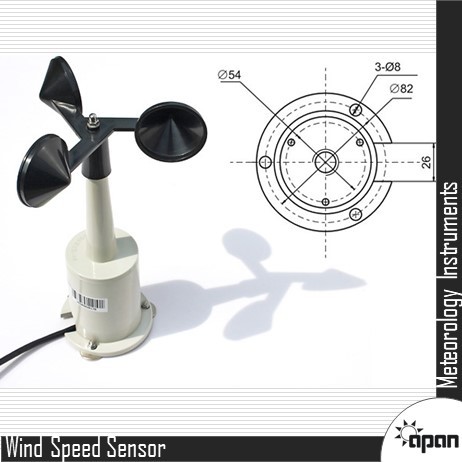 Wind Speed Sensor - Ultra-durable, Compact Design | Real-time Measurement, High Accuracy, Low Power Consumption