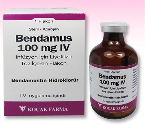 BENDAMUS 25 MG AND 100 MG -1- VIAL -BENDAMUSTINE-