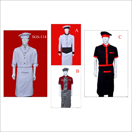 Hotel Chef Uniform - Polyester Material, Multiple Sizes, White Color - Regular Fit, Short Sleeve Chef Jacket with Button Closure