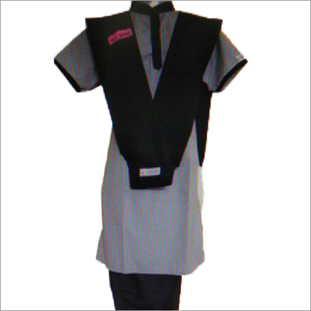 School Dress - Cotton Blend, Grey Color, Regular Fit | Colorfast, Comfortable, Soft Fabric, Machine Washable, Elegant Finish, Trendy Design