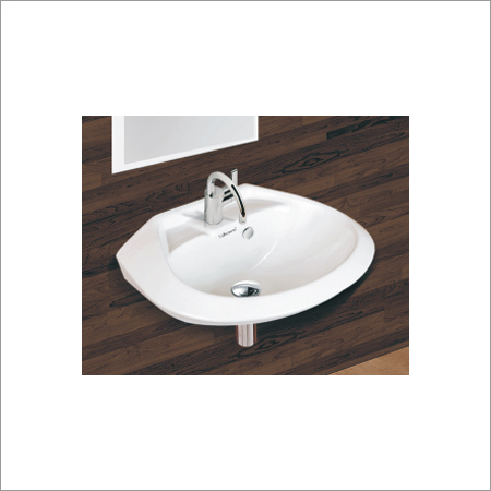 Round Wash Basin - Ceramic Material, Elegant Design, Available in Various Colors and Customizable Patterns | Perfect Finish and Compact Dimensions