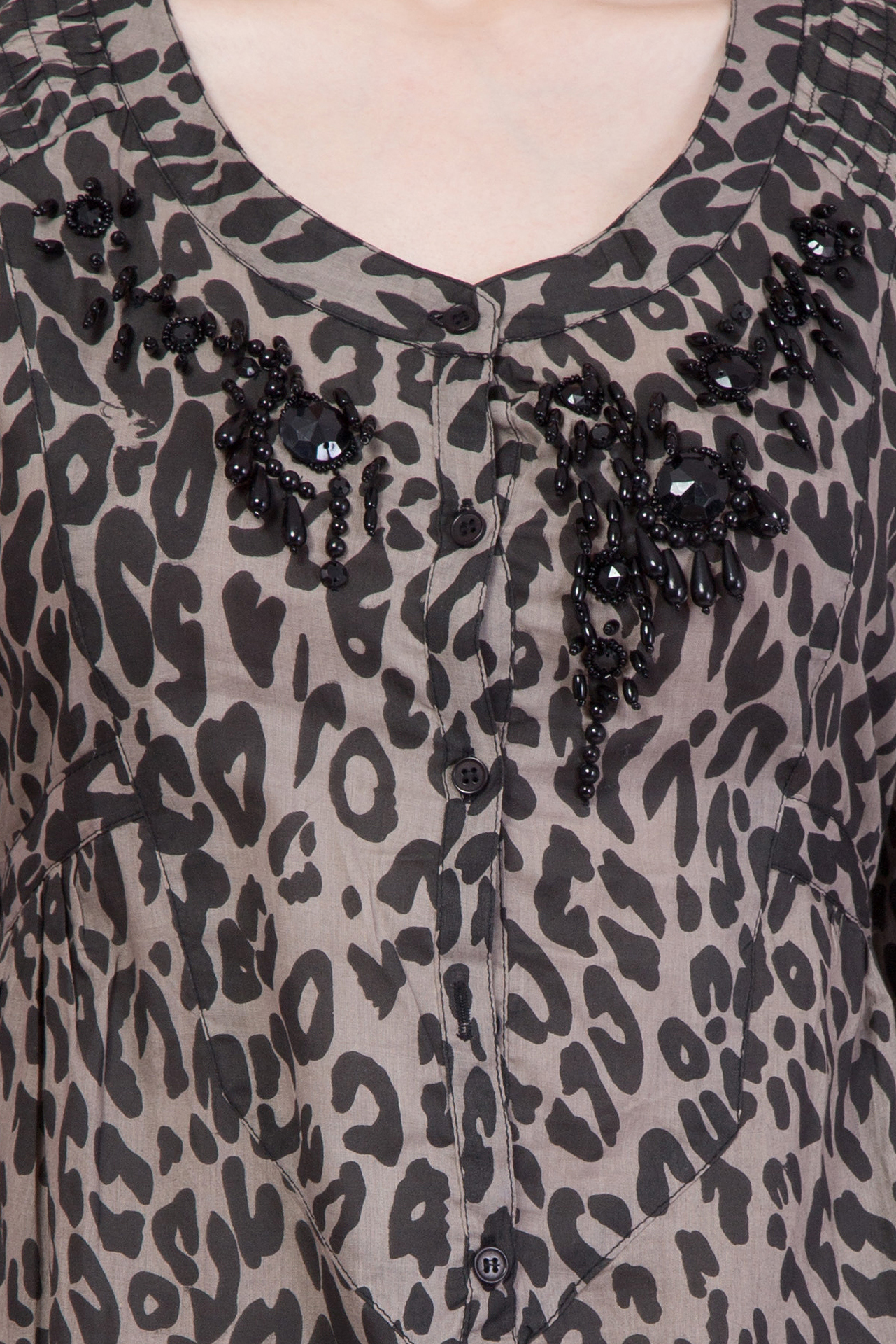 Party Wear Dress - Cotton Material, Xs To Xl Size | Beaded Decoration, Full Sleeves, All Season Wear