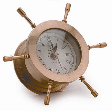 Golden Paperweight Clock