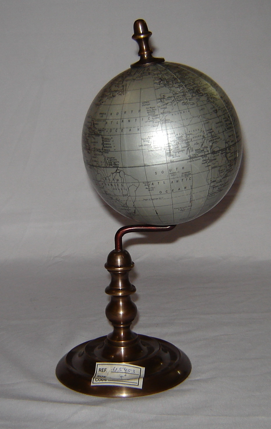 Golden Antique World Globe