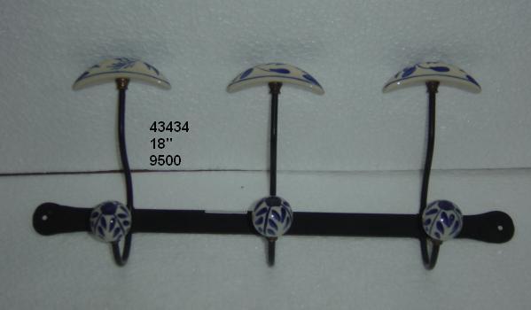 Black And Green Antique Wall Hooks