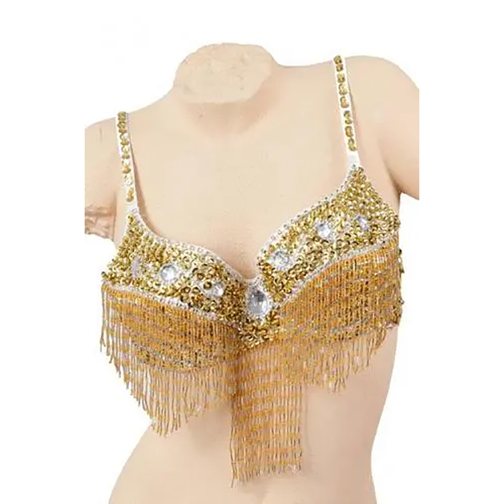 Golden Belly Dance Bra Gold Costumes