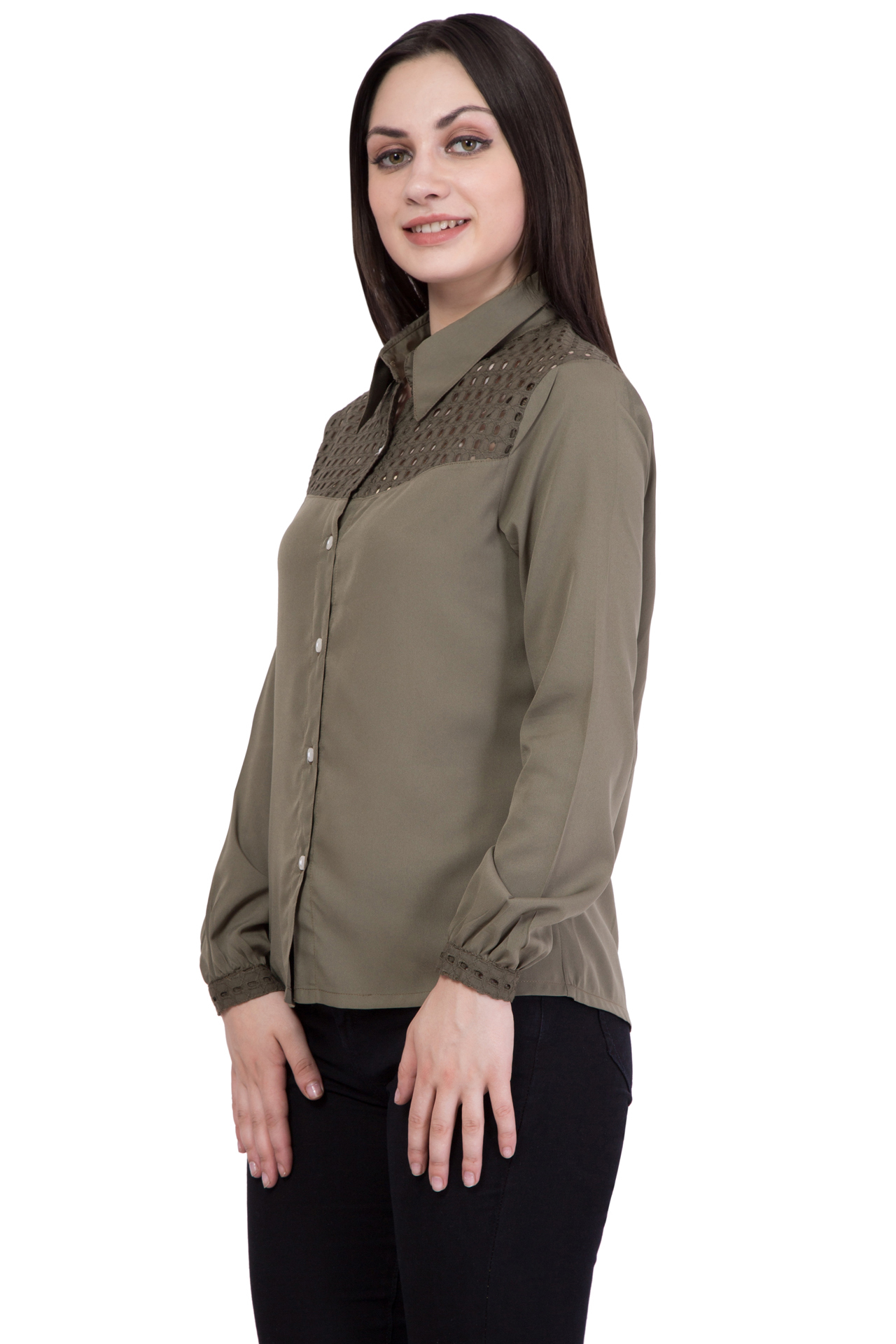 Ladies Fancy Shirts Bust Size: 35 Inch (In)
