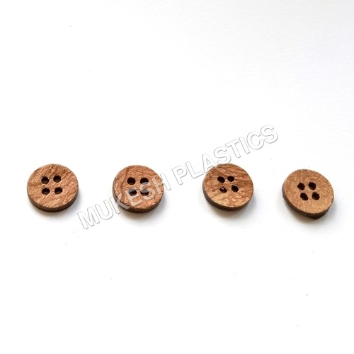 Light Brown Handmade Coconut Button