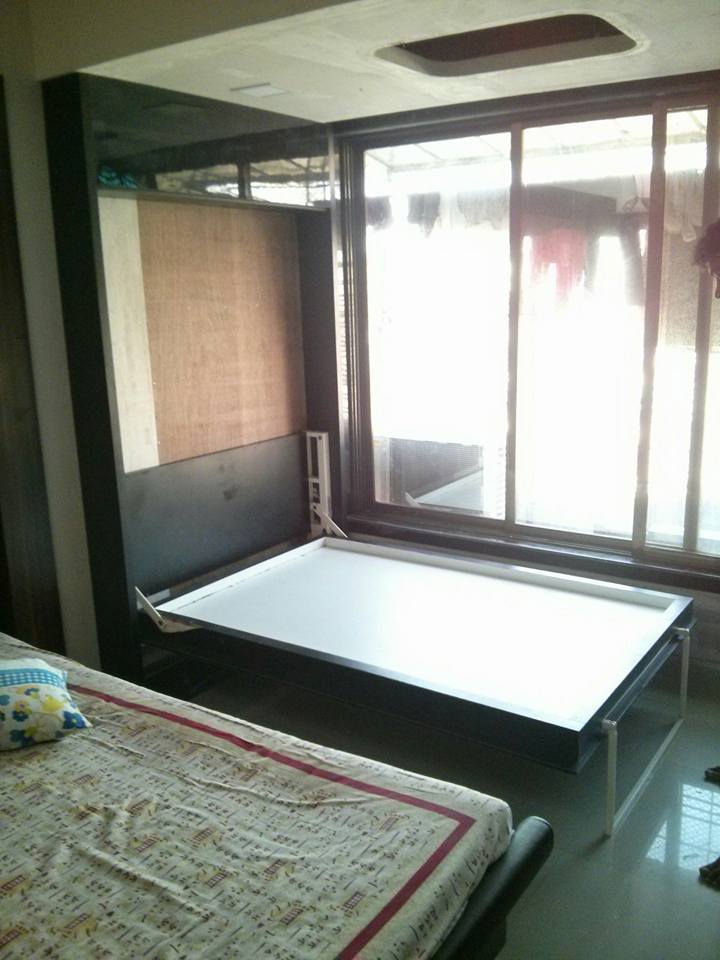 Folding Wall Bed Mechanism With Framing - Finish: Powder Coated