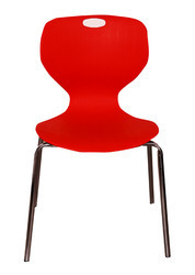 Orange Plastic Bar Chairs