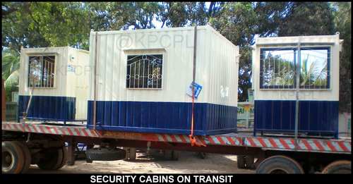 Security Guard Cabins - Durable Steel Structure , Weather-Resistant Design, Enhanced Security Features