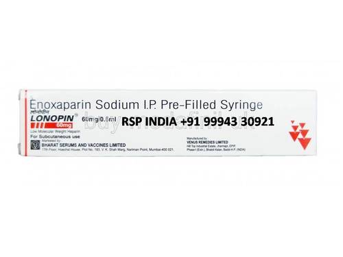 Lonopin - 60mg Anticoagulant Injection | Liquid Formulation for Adults, Bottle Pack, Store in a Dry Place