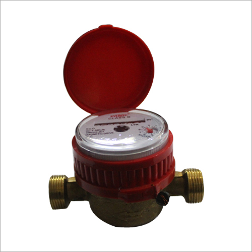 Brass Single Jet Water Meter Class B Magnetic Drive Dn15