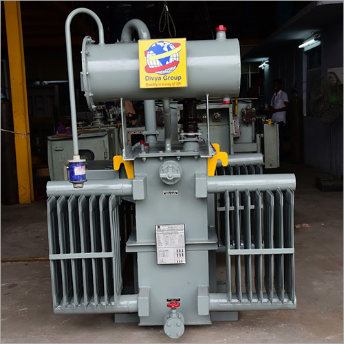 Industrial Transformer - Metal Alloy, 100 KVA Voltage, Grey Color | Easy to Install, Highly Durable, No Current Leak