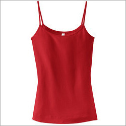 Spaghetti Top - Cotton, Size S-XXL, Red Color | Sleeveless Design for All Seasons