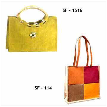 जूट फैंसी बैग