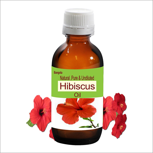 Hibiscus Oil - 100% Pure Extract From Hibiscus Rosa-sinensis Flowers, 98% Purity, Nourishes Scalp, Boosts Hair Growth, Reduces Dandruff, Prevents Premature Graying