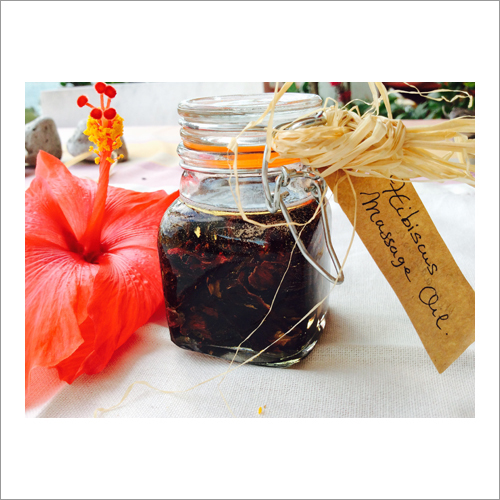 Hibiscus Oil - 100% Pure Extract From Hibiscus Rosa-sinensis Flowers, 98% Purity, Nourishes Scalp, Boosts Hair Growth, Reduces Dandruff, Prevents Premature Graying