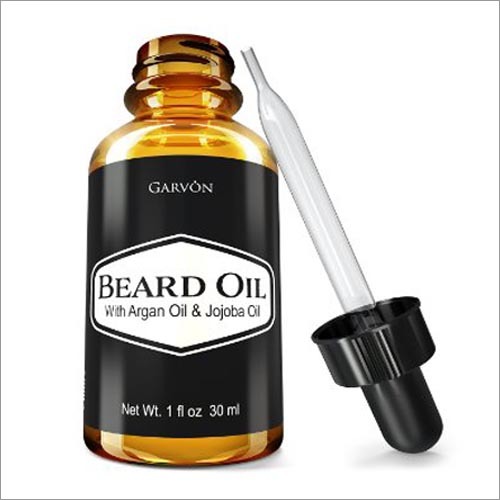 Private Label Beard Oil - Almond, Castor, Grape-seed, Argan, Jojoba Oils | Vitamin E Infused, Smooth Finish, Masculine Scents