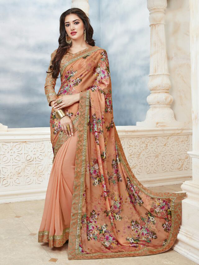 Multi Printed Exclusive Saree