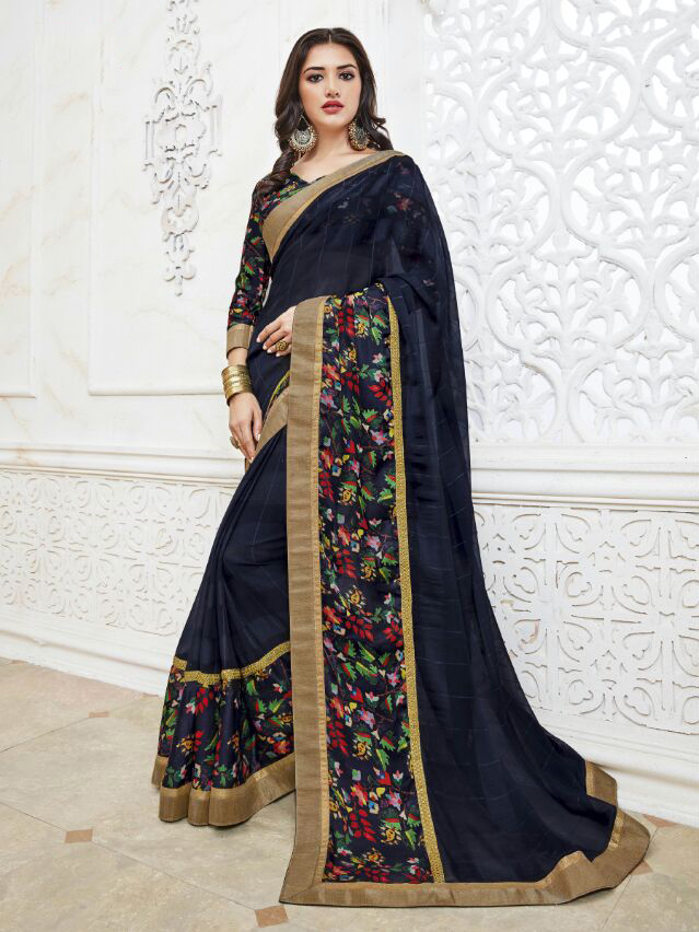 Multi Stylish Designer Saree