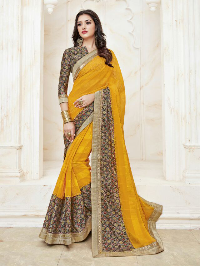 Multi Stylish Designer Saree