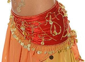 Orange Belly Dance Costumes