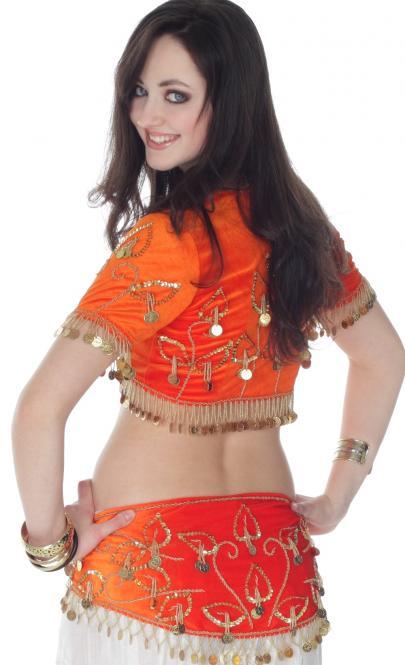 Orange Belly Dance Costumes