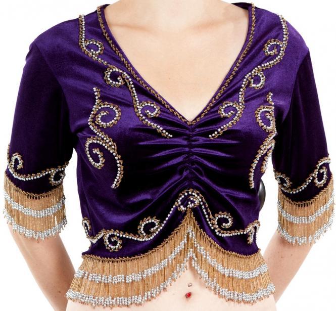 Orange Belly Dance Top