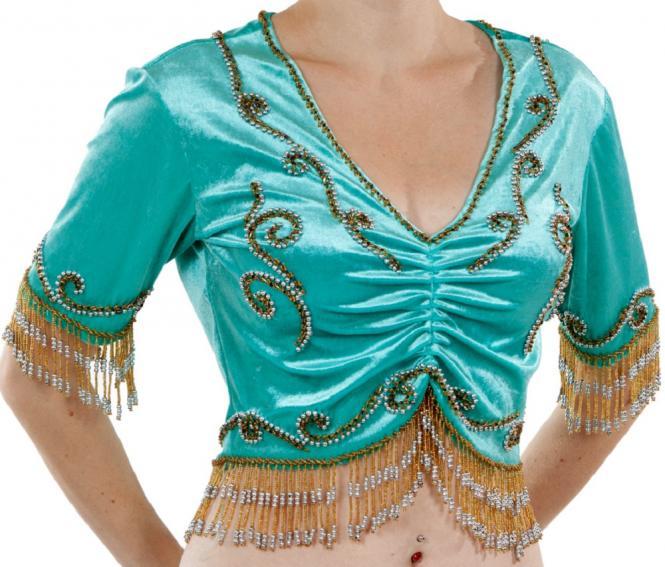 Orange Belly Dance Top