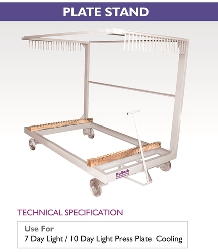 White Plate Stand Machine