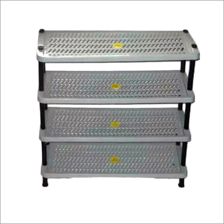 4 टीयर प्लास्टिक शू रैक