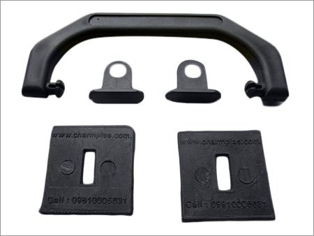 Adjustable Plastic Handles - Rigid Plastic, 20cm (D) x 28cm (H) , Open Top Design for Versatile Use in Various Applications