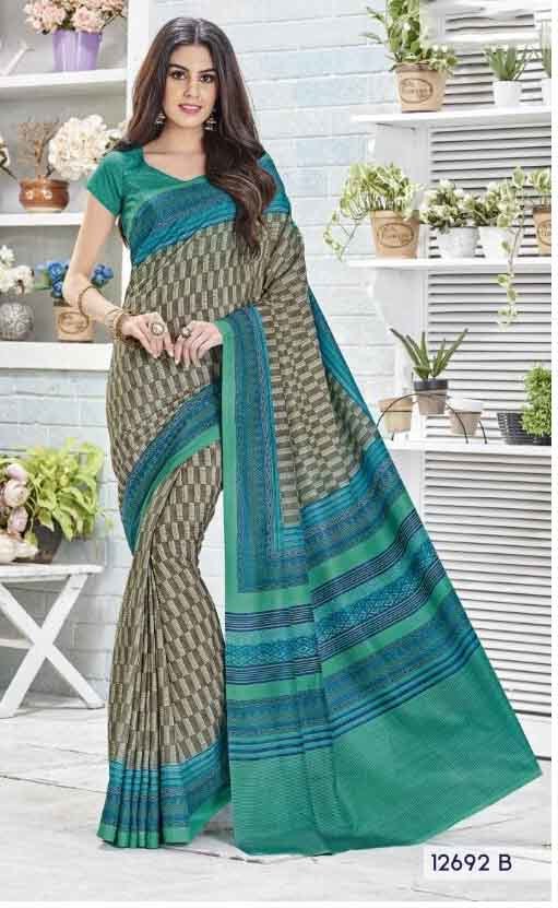 Multi Fancy Printed Saree